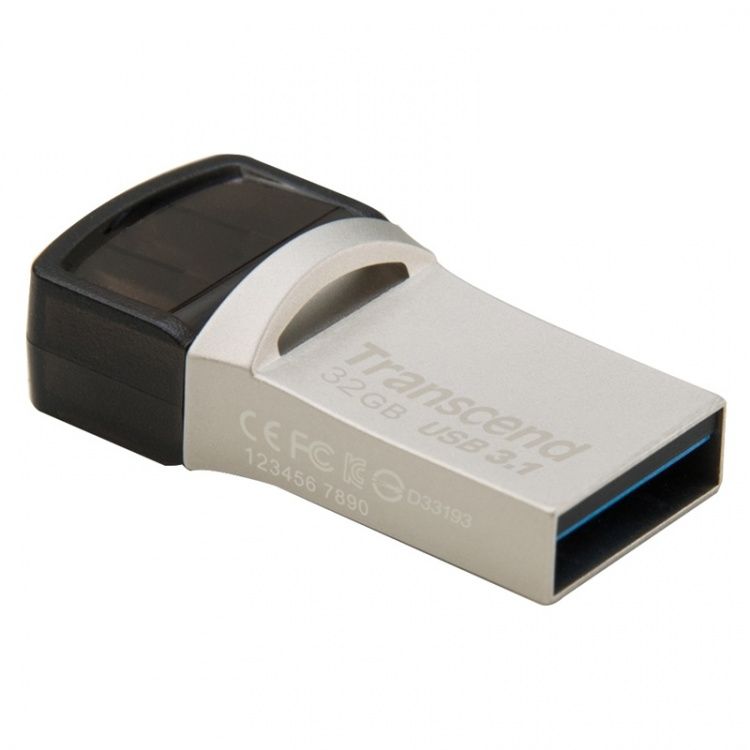 Transcend USB-minnepinne (USB3+Type-C) 32 GB Transcend USB-minnepinne (USB3+Type-C) 32 GB