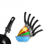 Tristar Wokset 6 fargede panner Tristar Wokset 6 fargede panner