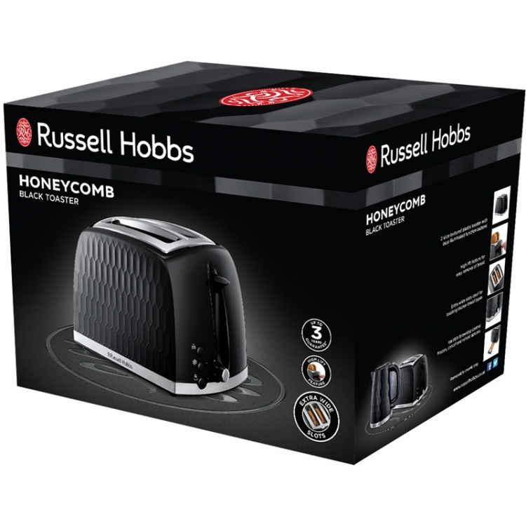 Russell Hobbs Brødrister med 2 skiver 26061-56 Honeycomb brødrister