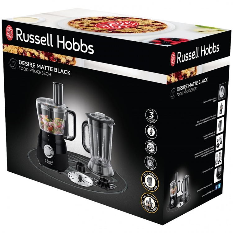 Russell Hobbs Kjøkkenmaskin 24732-56 Svart kjøkkenmaskin Russell Hobbs Kjøkkenmaskin 24732-56 Svart kjøkkenmaskin