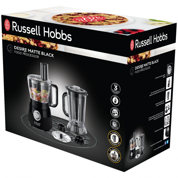 Russell Hobbs Kjøkkenmaskin 24732-56 Svart kjøkkenmaskin Russell Hobbs Kjøkkenmaskin 24732-56 Svart kjøkkenmaskin