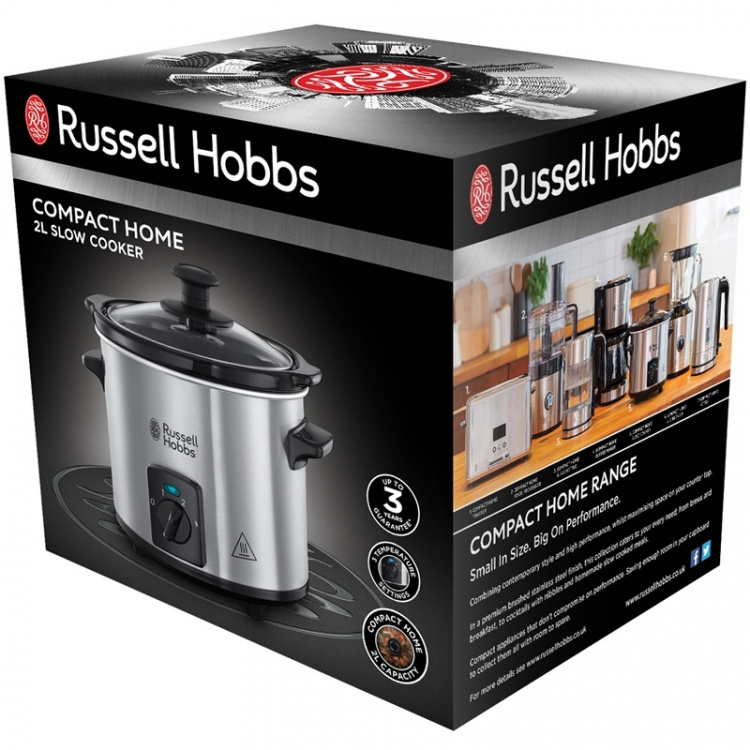Russell Hobbs Slow Cooker 25570-56 Compact Home 2 liter