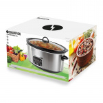 Champion Slowcooker 6,5L 320W SC210 Rustfritt stål
