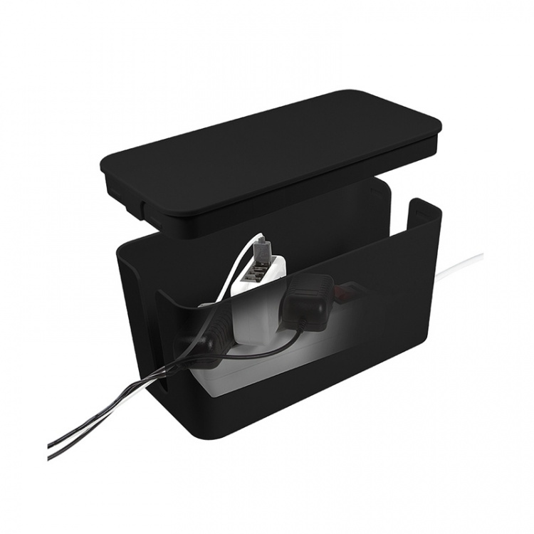 LogiLink Kabelboks - Kabelgjemmested S Svart LogiLink Kabelboks - Kabelgjemmested S Svart