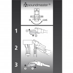 Soundmaster Pickup 33/45/78 vinyl/steinkake