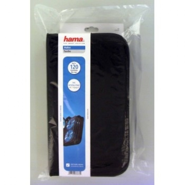 Hama CD WALLET NYLON 120,BLACK