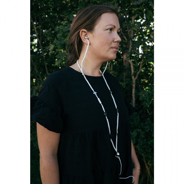 GEAR BY RBS øreplugg HV-F Hvit In-Ear Mic