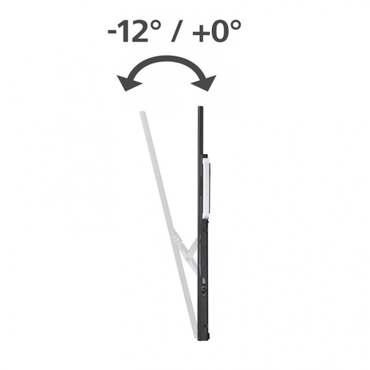 HAMA Veggfeste Tilt VESA 800x600 Svart Hvit