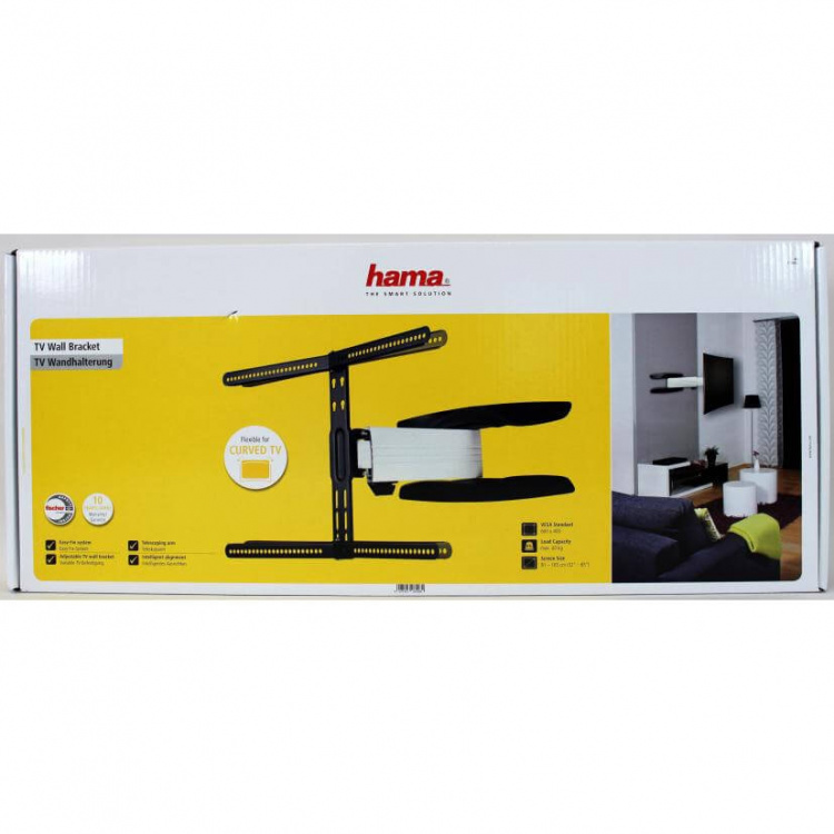 Hama Veggfeste Full-motion Curved TV, 32-65