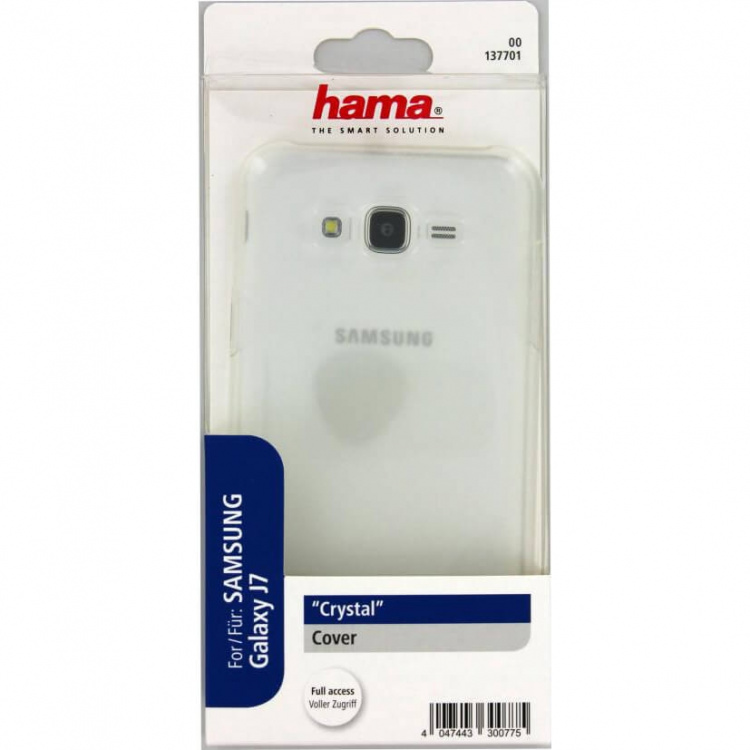 Hama Mobildeksel Transparent Crystal Samsung J7