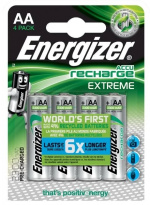 Energizer Batteri Aa/Lr6 oppladbart Ni-Mh 2300Mah 4-pakning