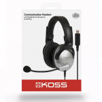 Koss Headset SB45 m/USB Svart/Sølv Koss Headset SB45 m/USB Svart/Sølv