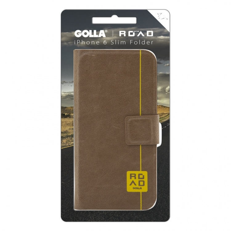 Golla ROAD iPhone6/6S 4,7 Booklet Slim Taupe