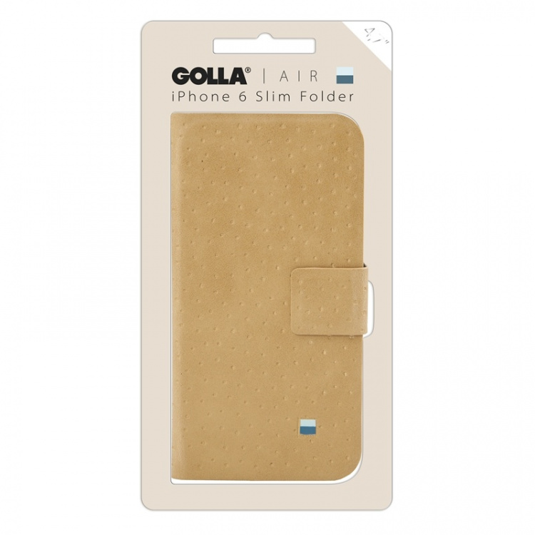 Golla AIR iPhone6/6S 4,7 Booklet Kreditkort Fudge G1728