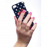 ACCESSORIZE Lommebokveske iPhone 5/5s/SE Polka Svart