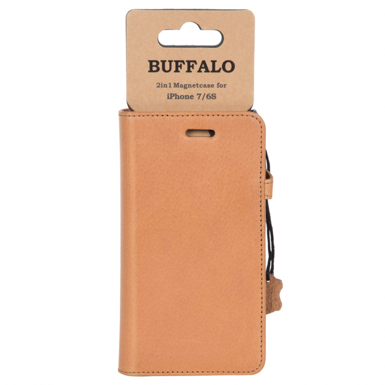 Buffalo Lommebokveske iPhone 6 / 6S Cognac Buffalo Lommebokveske iPhone 6 / 6S Cognac