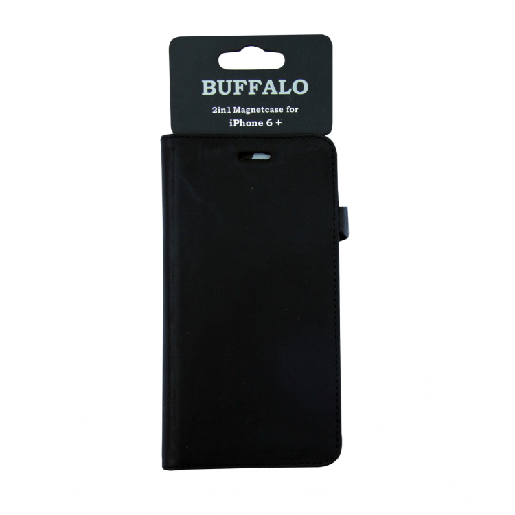 Buffalo Lommebokveske iPhone 6 Plus Svart Buffalo Lommebokveske iPhone 6 Plus Svart
