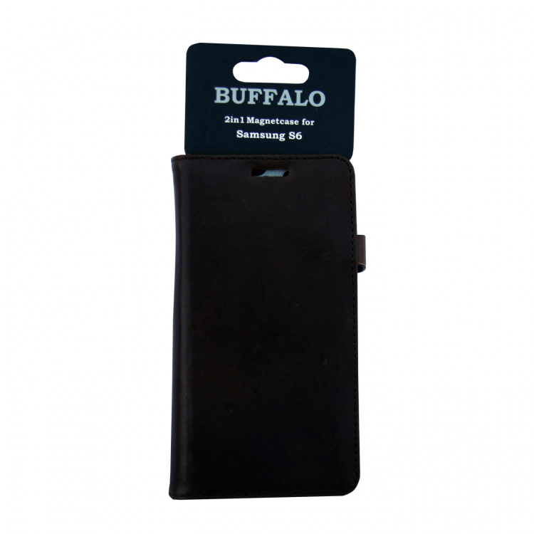 Buffalo Lommebokveske Samsung S6 Brun Buffalo Lommebokveske Samsung S6 Brun