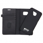 Buffalo Lommebokveske Samsung S6 Edge Svart Buffalo Lommebokveske Samsung S6 Edge Svart