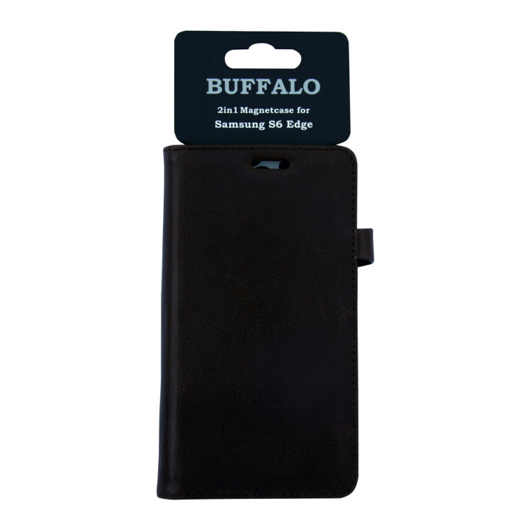 Buffalo Lommebokveske Samsung S6 Edge Brun