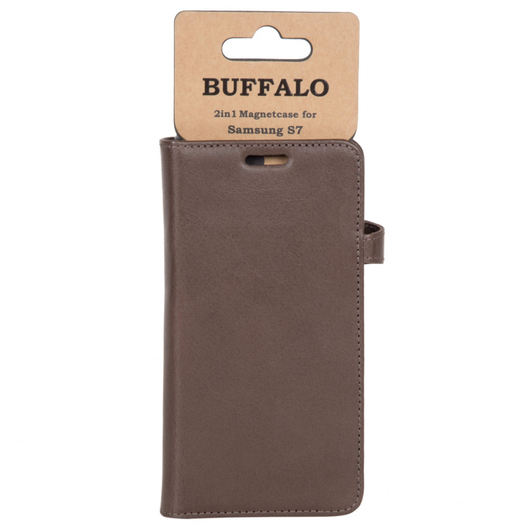 Buffalo Lommebokveske Samsung S7 Brun Buffalo Lommebokveske Samsung S7 Brun