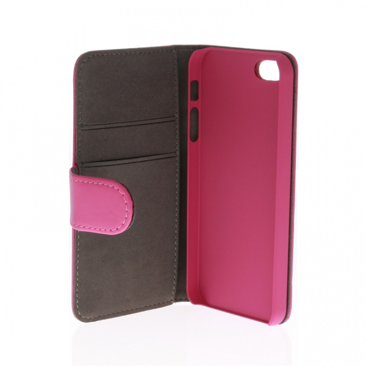 Gear Lommebokdeksel Rosa - iPhone 5/5S/SE Gear Lommebokdeksel Rosa - iPhone 5/5S/SE