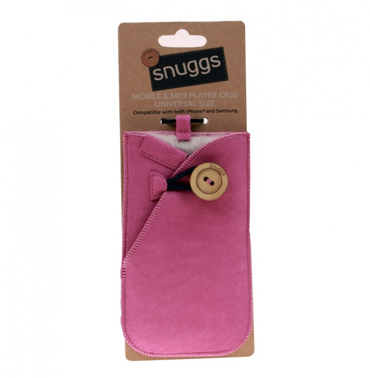 SNUGGS Mobil sleeve Universal Rosa Mocca Ull på innsiden SNUGGS Mobil sleeve Universal Rosa Mocca Ull på innsiden