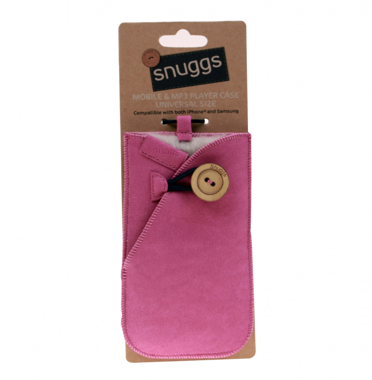 SNUGGS Mobil sleeve Universal Rosa Mocca Ull på innsiden SNUGGS Mobil sleeve Universal Rosa Mocca Ull på innsiden