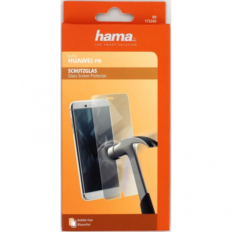 Hama Huawei P8 Herdet Glass Skjermbeskyttelse
