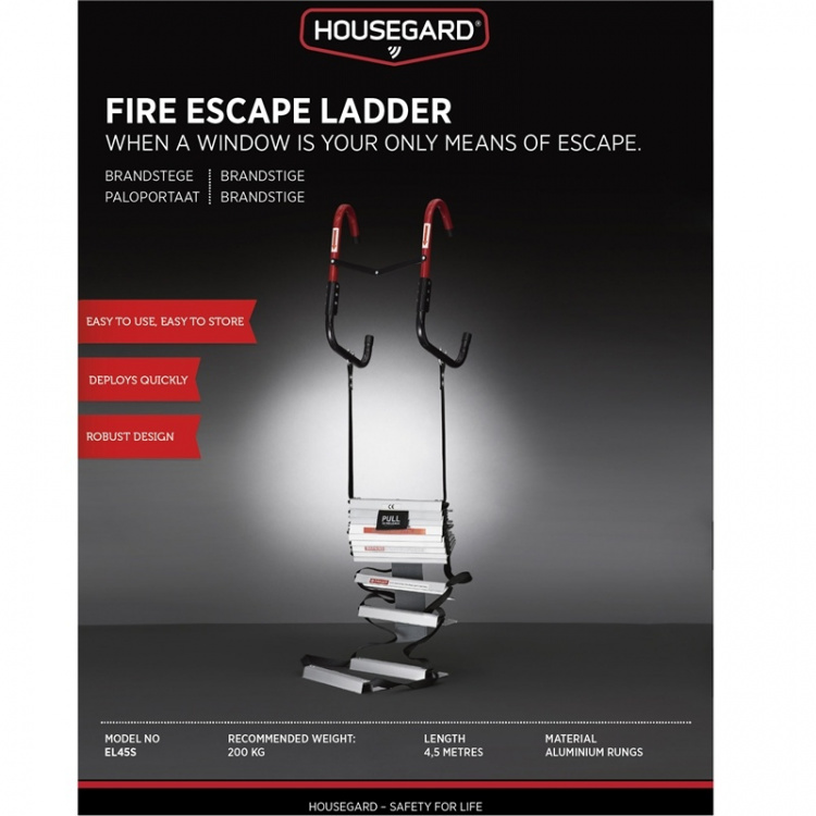 Housegard Brannstige 4,5 m EL45S