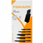 Fiskars Knivblokk Edge med 5 kniver Fiskars Knivblokk Edge med 5 kniver