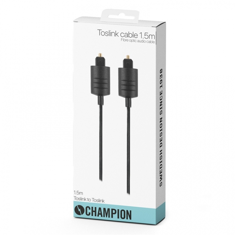 Champion Optisk Toslink-kabel 1,5 m