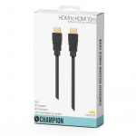 Champion HDMI-kabel Ha-Ha Svart 10,0 m Champion HDMI-kabel Ha-Ha Svart 10,0 m