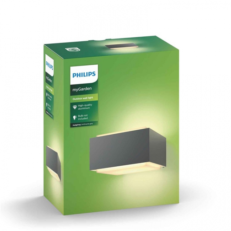 Philips myGarden Hedgehog Vegglampe An