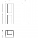 Philips myGarden Shadow LED-vegglampe Philips myGarden Shadow LED-vegglampe