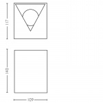 Philips myGarden Cistus LED-vegglampe Philips myGarden Cistus LED-vegglampe