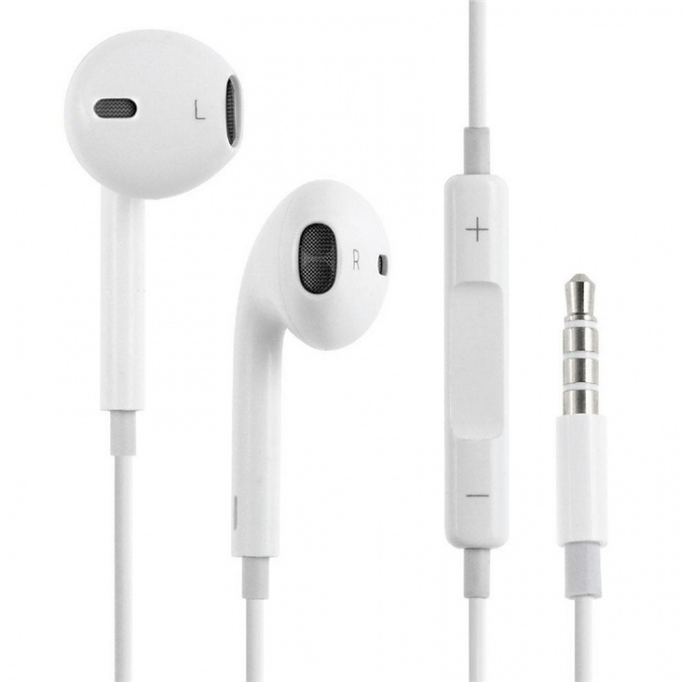 Apple EarPods, 3,5 mm, in-ear-hodesett (MNHF2) Apple EarPods, 3,5 mm, in-ear-hodesett (MNHF2)