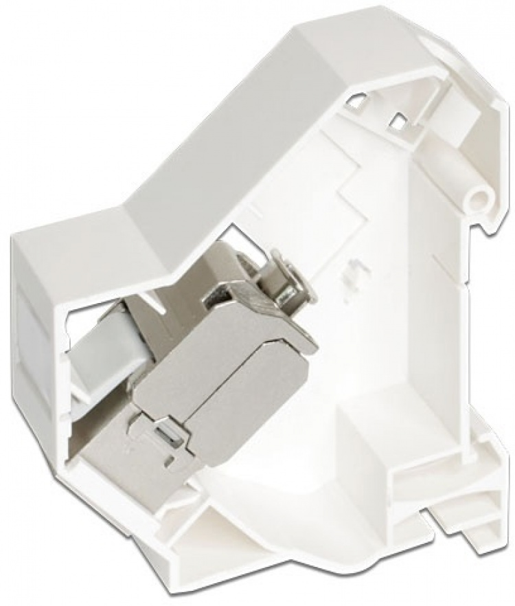 DeLOCK Keystone-modulholder for DIN-skinnemontering