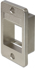 DeLOCK Keystone-modulholder for montering i skap, metall, sølv