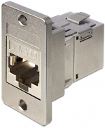 DeLOCK Keystone-modulholder for montering i skap, metall, sølv