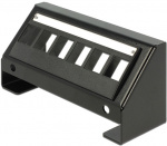 DeLOCK Keystone-panel, 6-dørs, 45° vinkel på dørene, metall