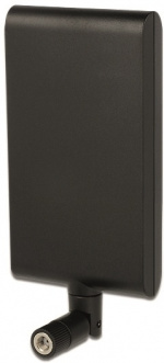 DeLOCK WLAN 802.11-antenne RP-SMA 7,5-10 dBI retningsbestemt med fleksibilitet