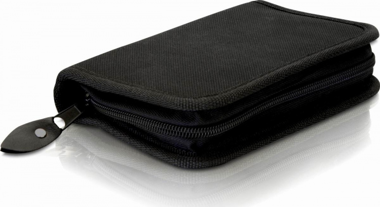 DeLOCK kabelveske med uttrekkbare kabler og adaptere