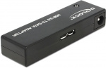 DeLOCK USB 3.0 till SATA direkt dockning, 6Gb/s, svart