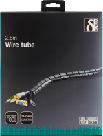 Kabelslukare i plast, 25mm diameter, 2,5m, verktyg, svart