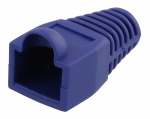 DELTACO RJ45 bruddbeskyttelse, for kabler med diameter 6,8 mm, blå, 20-pk