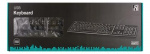 DELTACO Tastatur, nordisk layout, USB, 1,1 m kabel, svart DELTACO Tastatur, nordisk layout, USB, 1,1 m kabel, svart