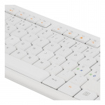 DELTACO Tastatur, nordisk layout, USB, 1,1 m kabel, hvit DELTACO Tastatur, nordisk layout, USB, 1,1 m kabel, hvit
