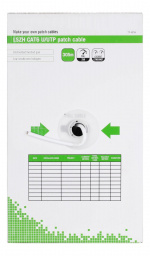 DELTACO U/UTP Cat6 patchkabel, 305m boks, 250MHz, LSZH, hvit