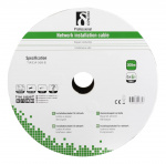 DELTACO S/FTP Cat6a installasjonskabel, for utendørs bruk, 305m, svart DELTACO S/FTP Cat6a installasjonskabel, for utendørs bruk, 305m, svart